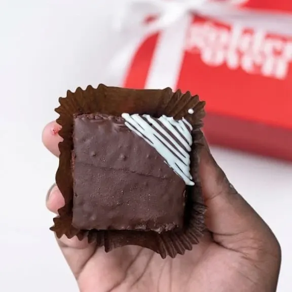 Brownie ganache